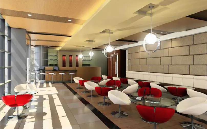 Open Area Staff Cafeteria