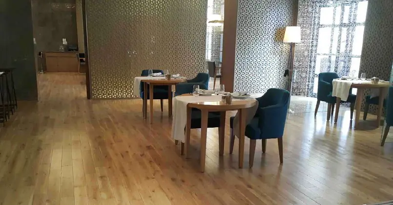 Restaurant Timber Flooring, The Ritz-Carlton Abu Dhabi