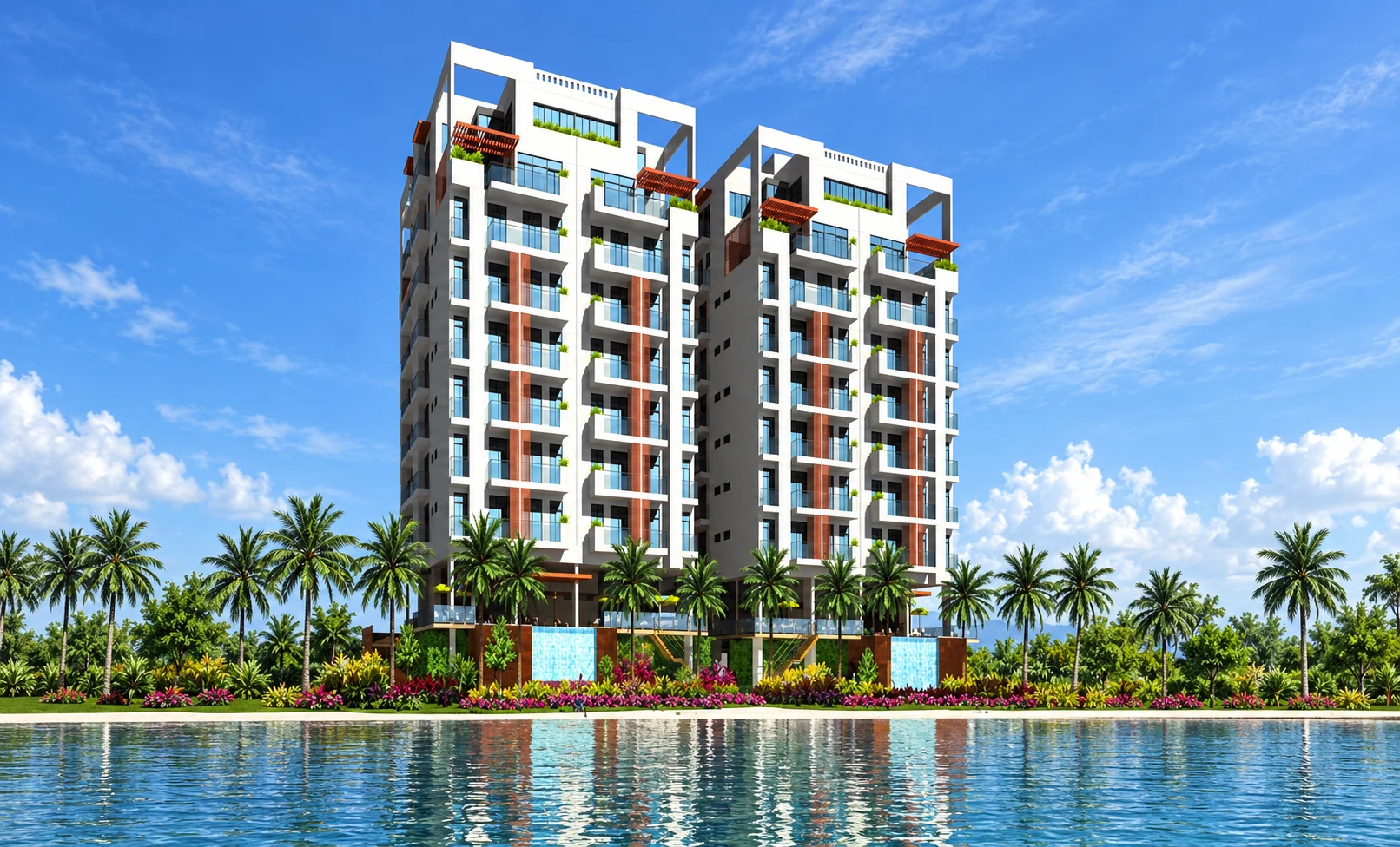 Two Identical Residential Buildings, Al Reem Island
